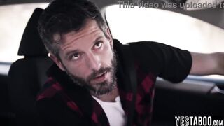 Stranded small blond mother I'd like to fuck takes assist from a stranger and thanks him with outdoor sex