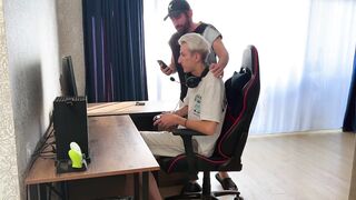 My step-son is still a virgin, time to fix that. And have some pleasure myself.