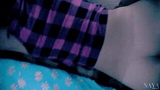 Stepdaughter is resting at stepdad's room, So that guy bangs her hard.