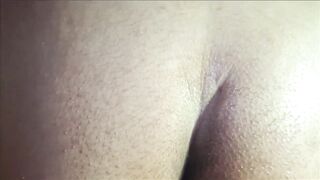 Full of craving, sucking with gusto.