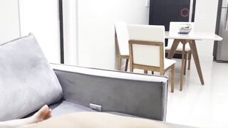 Nasty sister-in-law getting a beating in the butt.