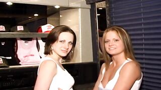 Amateur friends decide to have lesbian sex for first time