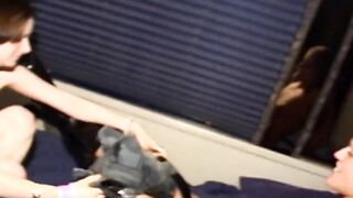 Amateur friends decide to have lesbian sex for first time