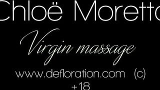 Two hot lesbians massaging eachother