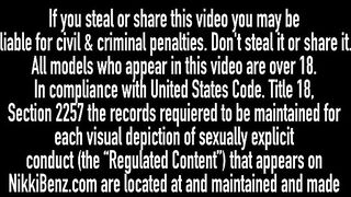 Smoking Hot VNA Girls Nikki Benz & Vicky Vette Dildo Bang!