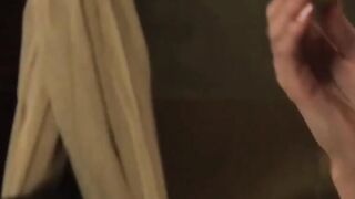 Disappeared On Arrival:Busty Mistress Feeds Submissive Slave