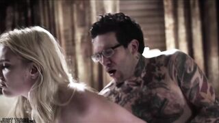 When her spouse sees her cheat on him and this guy's watching her do it as a peeping tom, this guy can solely think about one thing. Banging her so hard!