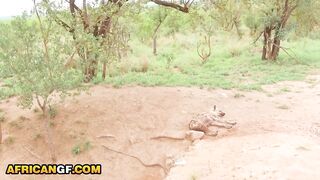 Black GF Gets Her Booty Stretched Unfathomable By Large White Ramrod In Amateur Anal Screw