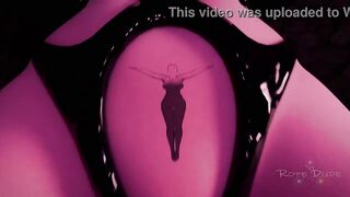 Oriental bulky hotty in sadomasochism dungeon (The Rope Guy)