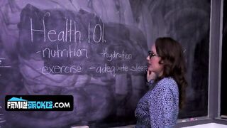 Can Your Class Pass the Large Titted Teacher's Fuckfest Test? This babe'll Educate U Anything This babe Knows