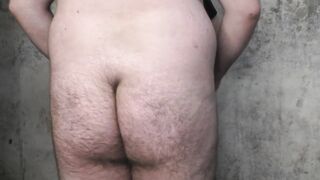 Cuckold POV: Cheating wife with a very hirsute twat get impregnation creampie in twat and booty in obscene three-some sex