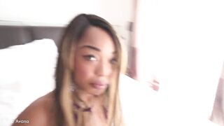 Bareback anal with ebony cutie Anila Avana