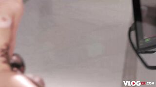 Kylie Rocket Stretches Her Supple Twat For Interracial Sex