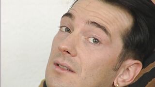 Hawt gal sucks schlong then gives hand job to a spunk flow