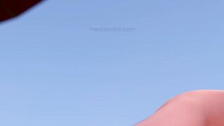 Sex on the Beach with Lustful Cass (HQ CG Hentai Porn) Eng Sub