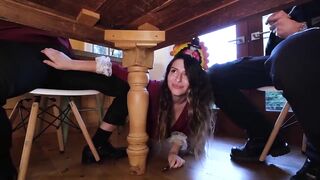Taboo Thanksgiving Breeding Ceremony! Squirt Whore Gets Double Stuffed - Chloe Kreams, Aderes Quin, Steve Rickz