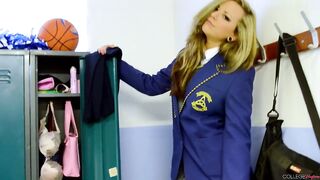 Locker Room Tease Featuring Tamsin K
