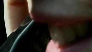 Breasty French bimbo sucks shlong and rides it like a pro