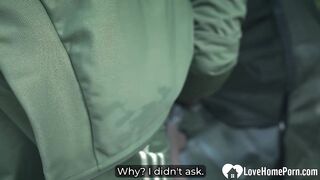 Insane tent sex with a sexy redhead playgirl