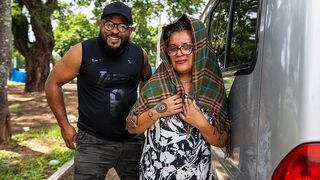 Overweight Aged Gets Anal Fist Banged in My Van