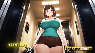 Stuck Elevator Cheating Wife: Neighbour Eats Her Out, Pounds Her Raw & Pumps Married Cunt Full of Cum – AI Comics UNCENSORED