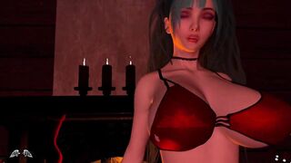 XXXMas 11 - Hatsune Mikus Christmas Undress Show - CG VR Anime Sex Animation by VirtualHeaven