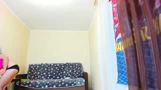 Lengthy undress tease, snatch show, titties show, masturbation, erotic raiment