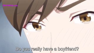 Immoral secretary with biggest tits gets banged and licked by BOSS (Anime)