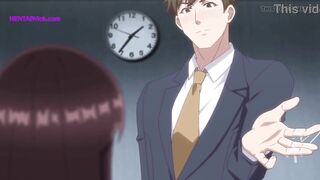 Immoral secretary with biggest tits gets banged and licked by BOSS (Anime)