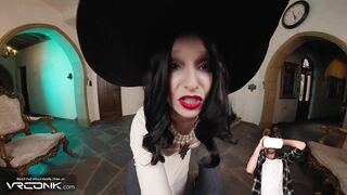 VR Conk: Lascivious Lady Dimitrescu With Giant Breasts Sucks And Rides Your Rod In Popular Game Cosplay Parody pt.1