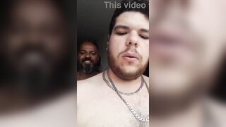 Ebony Stepfather Eats Obese Hunk at the Condo Window / Bulky Male Is Dominated by Well-Endowed Male from the Favela (COMPLETE DOUBLE FEATURE)