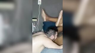 Ebony Stepfather Eats Obese Hunk at the Condo Window / Bulky Male Is Dominated by Well-Endowed Male from the Favela (COMPLETE DOUBLE FEATURE)