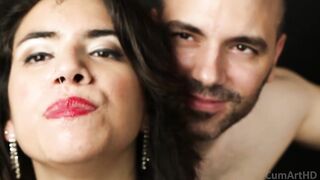 Over half an hour of thick, white facials! 10 In total!