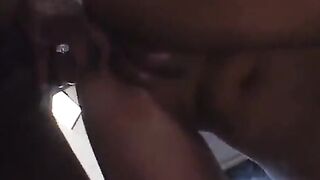 Black gets into giving her boss a blow job