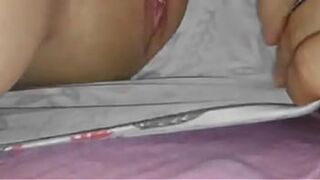 Moist lascivious vagina close-up