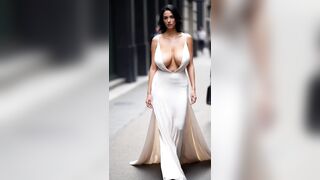 Aged Hotties Walking Downtown – Biggest Saggy Tits Jiggling NO BRASSIERE Part two [AI generated]