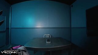 VR Conk: Hawt Hottie In Dress Sucks and Screws in Movie Game Porn Parody