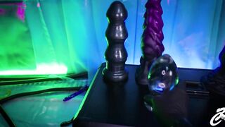 The majority delightful scenes with a giant glass booty-ramming