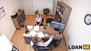 LOAN4K. Andrea is having a ardent sex with office clerk