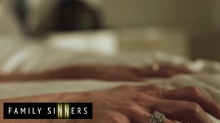 FAMILY SINNERS - Breasty mother I'd like to fuck Seduces Her Son-In-Law And Deepthroats His Palpitating Cock