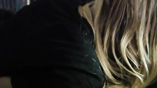 Real stepsis sneaked into my room just to suck out my goo oral-sex creampie