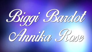 Blond with tiny breasts gratifying with her lesbo ally