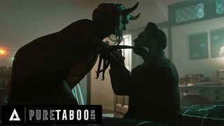 PURE TABOO Six-Breasted Krampus Emerges On Christmas Eve To Feast On Nasty Guy's Hard Ramrod