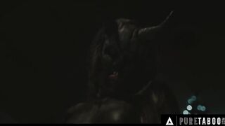 PURE TABOO Six-Breasted Krampus Emerges On Christmas Eve To Feast On Nasty Guy's Hard Ramrod