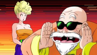Kame Paradise - Roshi Banging Panchy at Bulma's Abode
