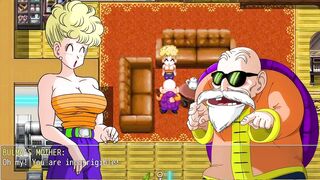 Kame Paradise - Roshi Banging Panchy at Bulma's Abode