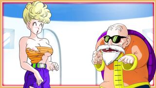 Kame Paradise - Roshi Banging Panchy at Bulma's Abode