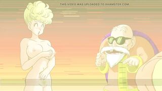 Kame Paradise - Roshi Banging Panchy at Bulma's Abode