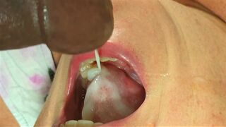 Ebony chap playing the try not cum defiance with his wife sucking on his dick, failed and ended up cumming inside her throat