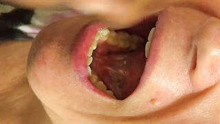 Ebony chap playing the try not cum defiance with his wife sucking on his dick, failed and ended up cumming inside her throat
